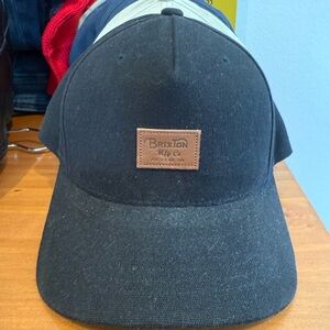 Brixton Black and Brown Logo Cap